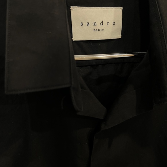 Sandro Men’s Dress Shirt Size 38 - Picture 2 of 3